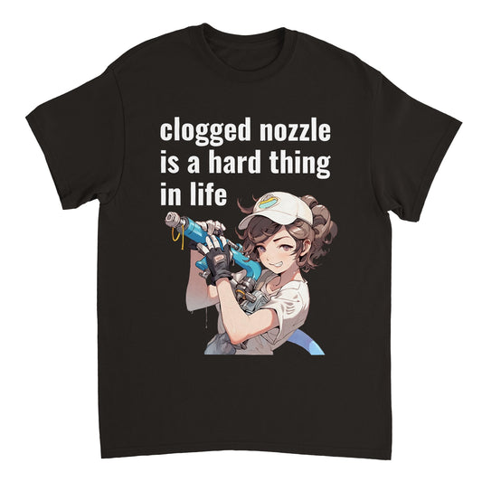 Clogged Nozzle - Heavyweight Unisex Crewneck T-shirt